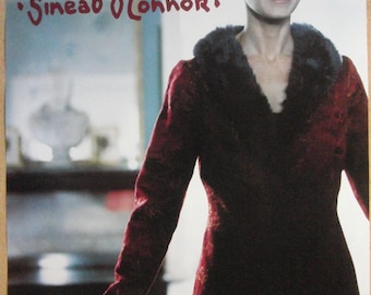 Sinead O&#39;Connor Faith And Courage Rare Atlantic Records Promo Poster