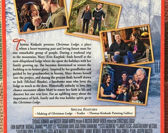 Michael Shanks Erin Karpluk Christmas Lodge Like New DVD Thomas Kinkade 