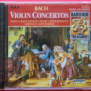 Bach Violin Concertos German Bach Soloists Factory Sealed All Digital DDD CD Baroque Treasuries
