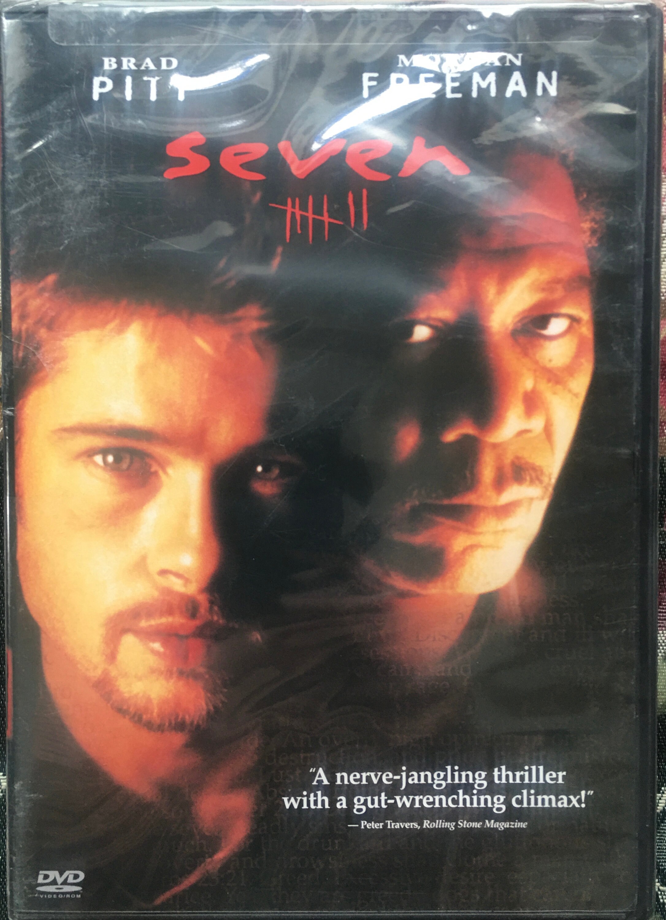 Morgan Freeman and Brad Pritt Seven Directed by David Fincher New