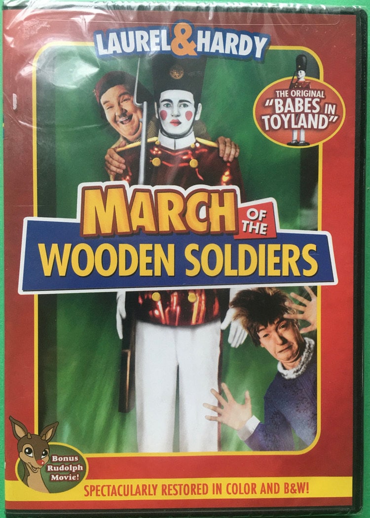 Laurel & Hardy March Of The Wooden Soldiers Rare Sealed Restored Xmas DVD
