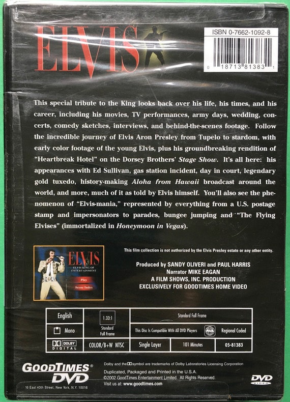 Elvis Presley King of Entertainment His Life Times & Career