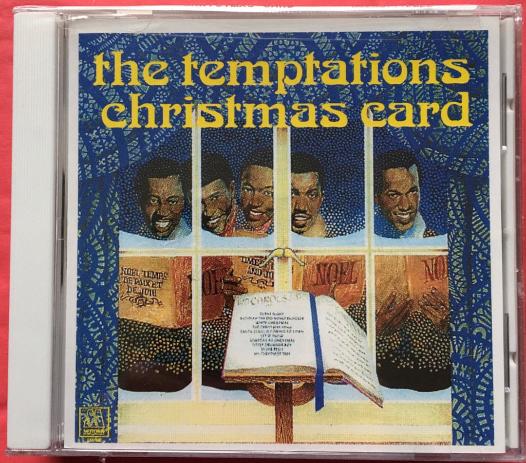 The Temptations Christmas Card CD New Sealed Motown 1986 Etsy