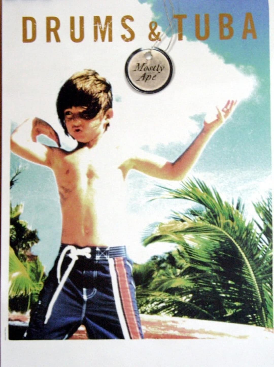 Drums and Tuba Mostly Ape Rare Double Sided Promo Poster Righteous Babe