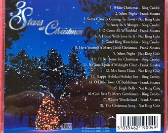 Bing Crosby Frank Sinatra Nat King Cole 3 Stars Christmas CD Like