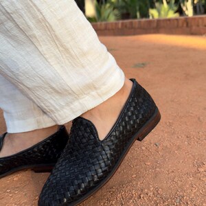 Braided leather moccasins for men, Men's braided leather shoes, Handmade leather moccasins, Premium braided moccasin shoes, braided loafers, Best braided leather, moccasins for men, Stylish men's braided leather shoes, Comfortable moccasins braided