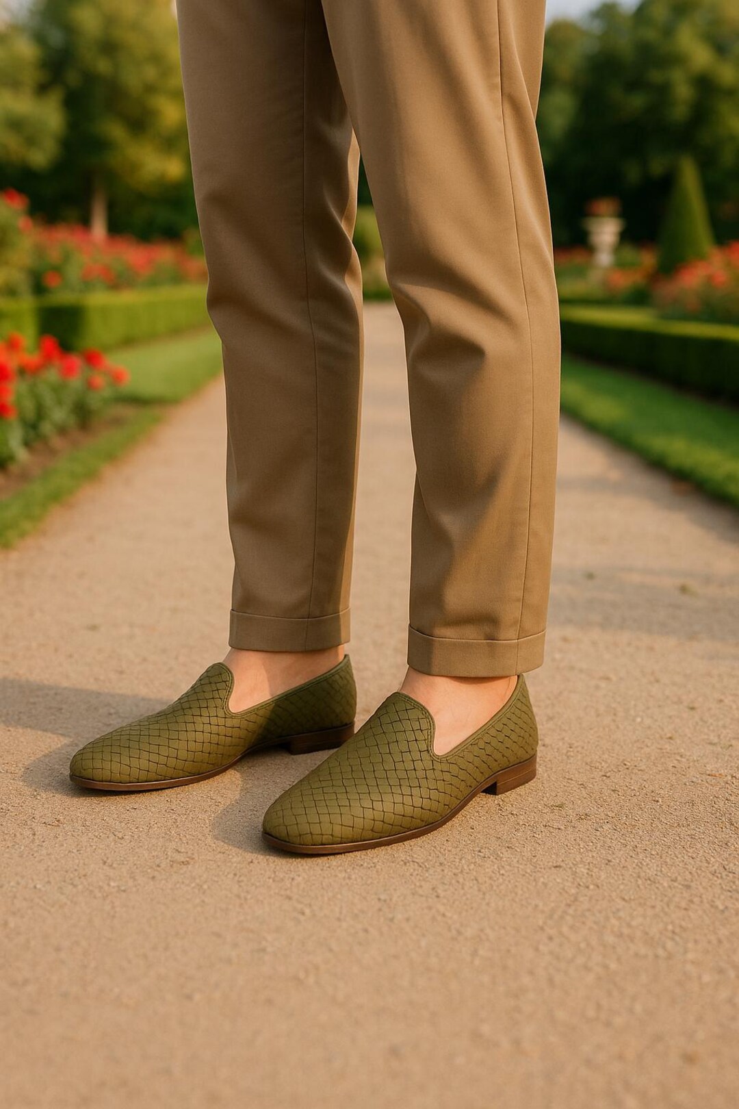 Handmade Braided Leather Loafers - Men's Driving Moccasins - Etsy