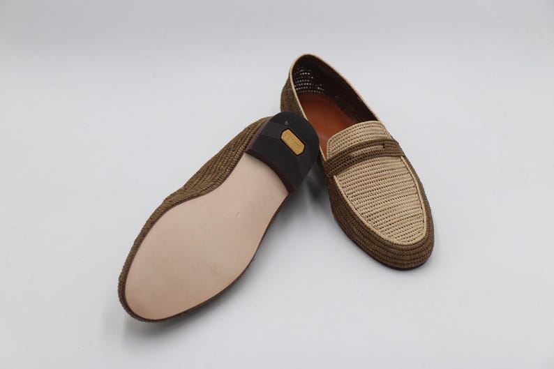 Wedding Raffia Shoes Men, Moroccan Raffia Shoes, Raffia Loafers for Men, Handmade Raffia Loafers, Premium Raffia Loafers, Men’s Raffia Shoes unique gift for your father, grandfather, or a special friend raffia moccasins are perfect  stylish new pair