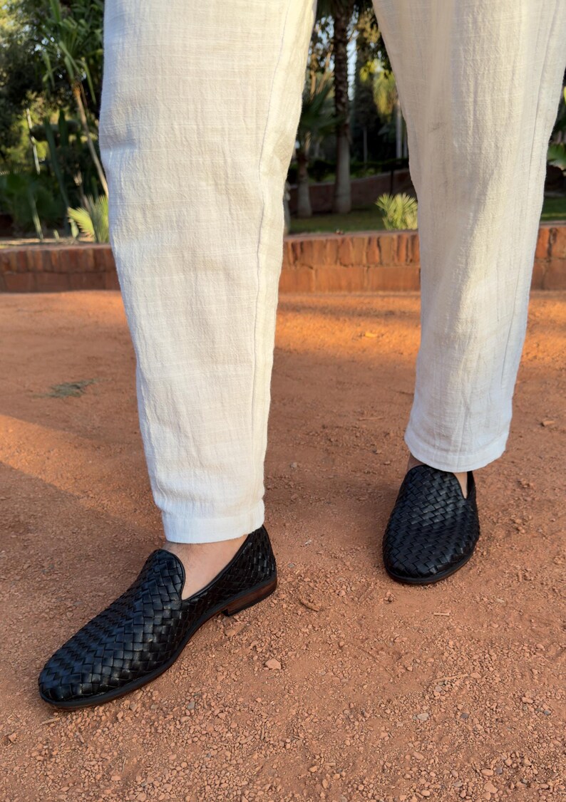 Braided leather moccasins for men, Men's braided leather shoes, Handmade leather moccasins, Premium braided moccasin shoes, braided loafers, Best braided leather, moccasins for men, Stylish men's braided leather shoes, Comfortable moccasins braided