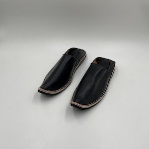Handmade Aladdin Babouche | Handwoven Leather Moroccan Slippers | Artisan Pointed-Toe Shoes | Unique Gift for Him, Aladdin Slippers for Men
