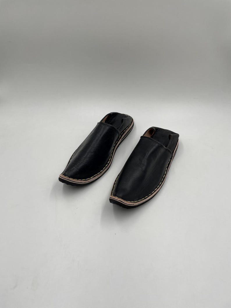 Handmade Aladdin Babouche | Handwoven Leather Moroccan Slippers | Artisan Pointed-Toe Shoes | Unique Gift for Him, Aladdin Slippers for Men