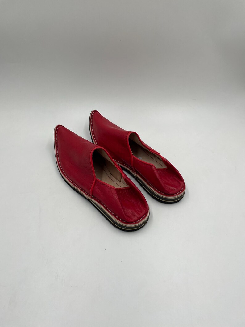 Handmade Aladdin Babouche | Handwoven Leather Moroccan Slippers | Artisan Pointed-Toe Shoes | Unique Gift for Him, Aladdin Slippers for Men