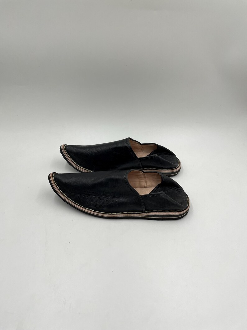 Handmade Aladdin Babouche | Handwoven Leather Moroccan Slippers | Artisan Pointed-Toe Shoes | Unique Gift for Him, Aladdin Slippers for Men
