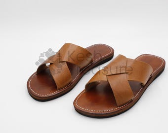 Handmade Moroccan Leather Sandals for Men: Summer Style