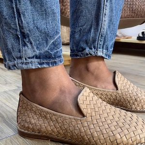 Braided leather moccasins for men, Men's braided leather shoes, Handmade leather moccasins, Premium braided moccasin shoes, braided loafers, Best braided leather, moccasins for men, Stylish men's braided leather shoes, Comfortable moccasins braided