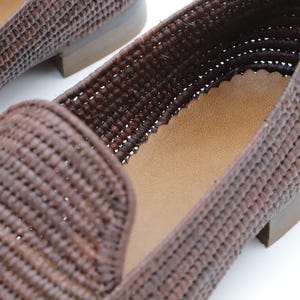 Wedding raffia shoes for men, handmade Moroccan raffia loafers, stylish raffia shoes for men, vegan raffia shoes, artisan-crafted men’s loafers, breathable summer footwear, casual and formal raffia shoes, perfect gift for him, lightweight Moroccan shoes.