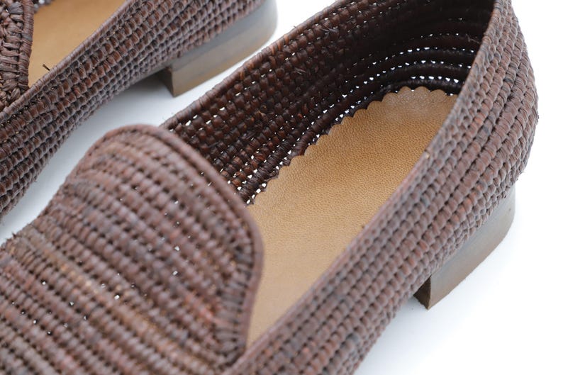 Wedding raffia shoes for men, handmade Moroccan raffia loafers, stylish raffia shoes for men, vegan raffia shoes, artisan-crafted men’s loafers, breathable summer footwear, casual and formal raffia shoes, perfect gift for him, lightweight Moroccan shoes.