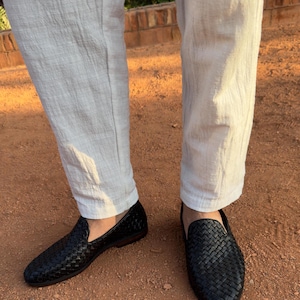 Braided leather moccasins for men, Men's braided leather shoes, Handmade leather moccasins, Premium braided moccasin shoes, braided loafers, Best braided leather, moccasins for men, Stylish men's braided leather shoes, Comfortable moccasins braided