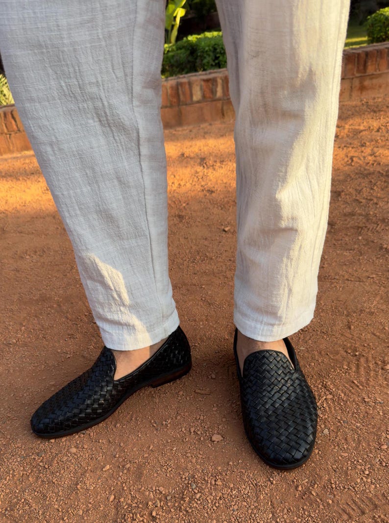 Braided leather moccasins for men, Men's braided leather shoes, Handmade leather moccasins, Premium braided moccasin shoes, braided loafers, Best braided leather, moccasins for men, Stylish men's braided leather shoes, Comfortable moccasins braided