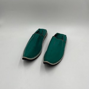 Handmade Aladdin Babouche | Handwoven Leather Moroccan Slippers | Artisan Pointed-Toe Shoes | Unique Gift for Him, Aladdin Slippers for Men