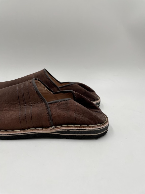 Zapatos árabes Hombre Babuchas Marroquíes Tradicionales De Cuero