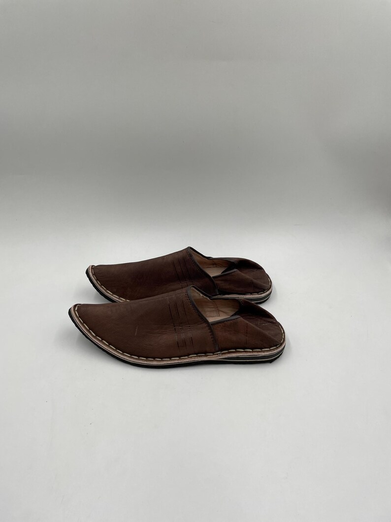 Handmade Aladdin Babouche | Handwoven Leather Moroccan Slippers | Artisan Pointed-Toe Shoes | Unique Gift for Him, Aladdin Slippers for Men