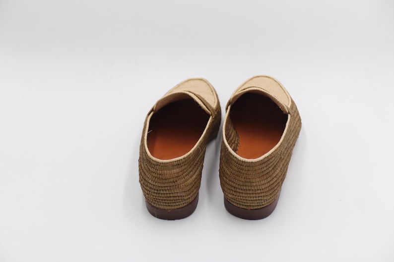Wedding Raffia Shoes Men, Moroccan Raffia Shoes, Raffia Loafers for Men, Handmade Raffia Loafers, Premium Raffia Loafers, Men’s Raffia Shoes unique gift for your father, grandfather, or a special friend raffia moccasins are perfect  stylish new pair