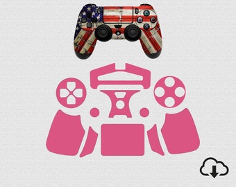 Custom Ps4 Controller Skin Etsy
