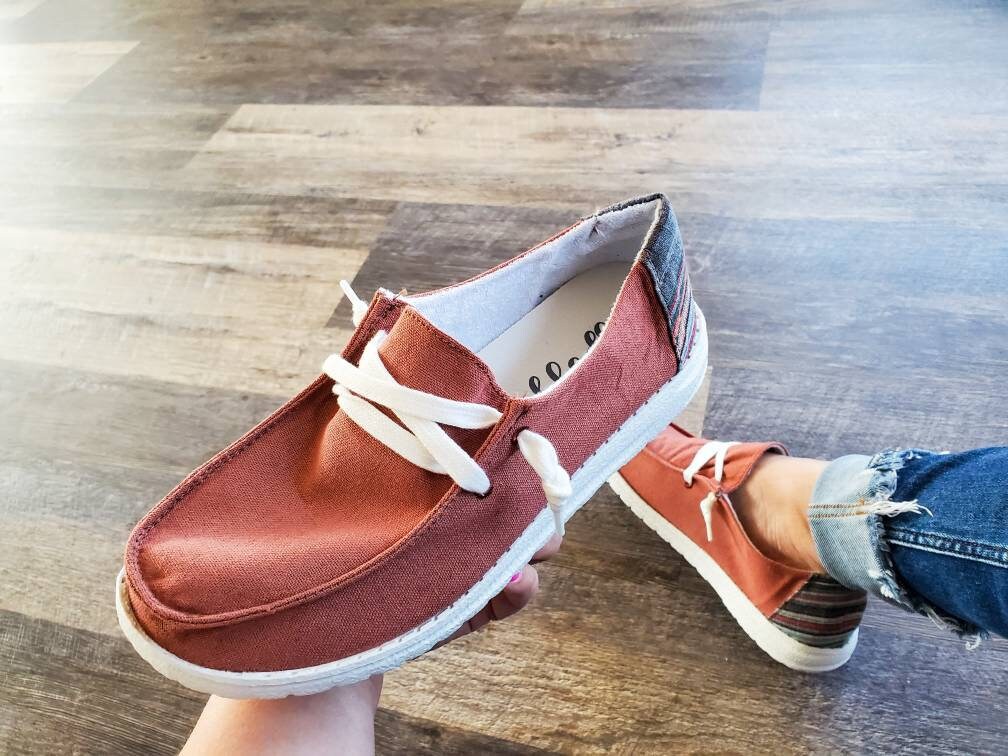 Gypsy Jazz Poppy Sneaker Rust Poppy Gypsy Jazz Shoes (FINAL SALE)