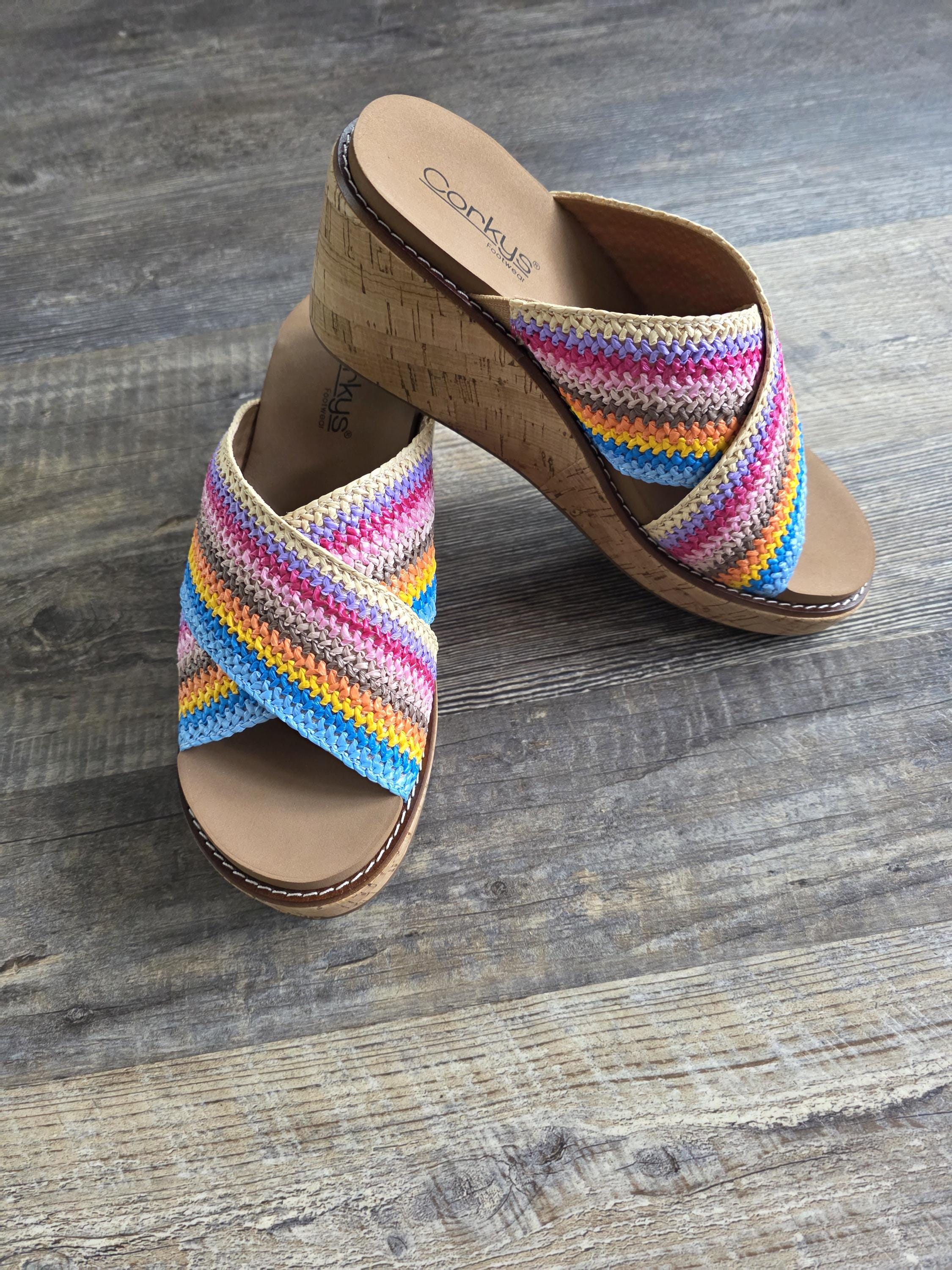 Corkys Colorful Wedges Our fave wedge by Corkys is back for spring and in the most  main image 3