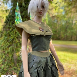 Tinkerbell Costume, Custom Sizes Available, Adult Neverland Cosplay, Festival, Masquerade, Peter Pan, Tink image 1