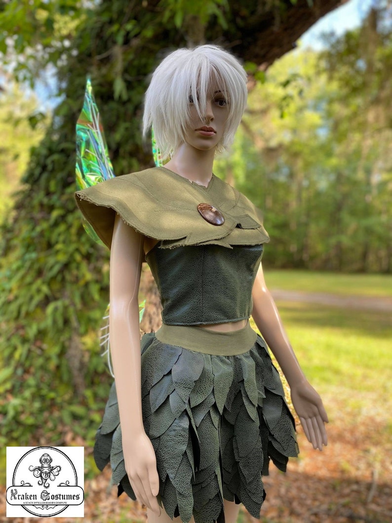 Tinkerbell Costume, Custom Sizes Available, Adult Neverland Cosplay, Festival, Masquerade, Peter Pan, Tink image 1