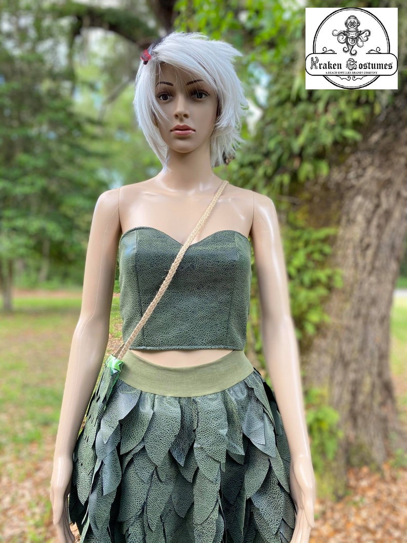 Tinkerbell Costume, Custom Sizes Available, Adult Neverland Cosplay, Festival, Masquerade, Peter Pan, Tink image 6