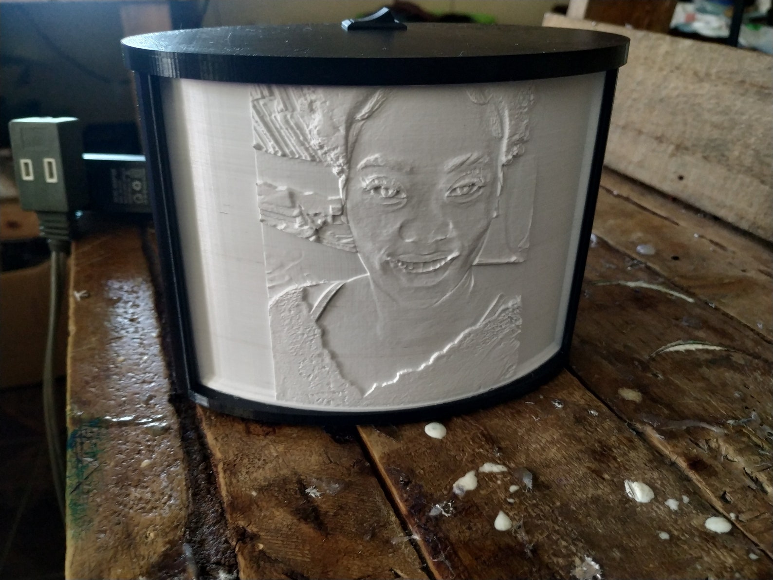 Image Lamp Lithophane Night Light LED Light Room Light Etsy
