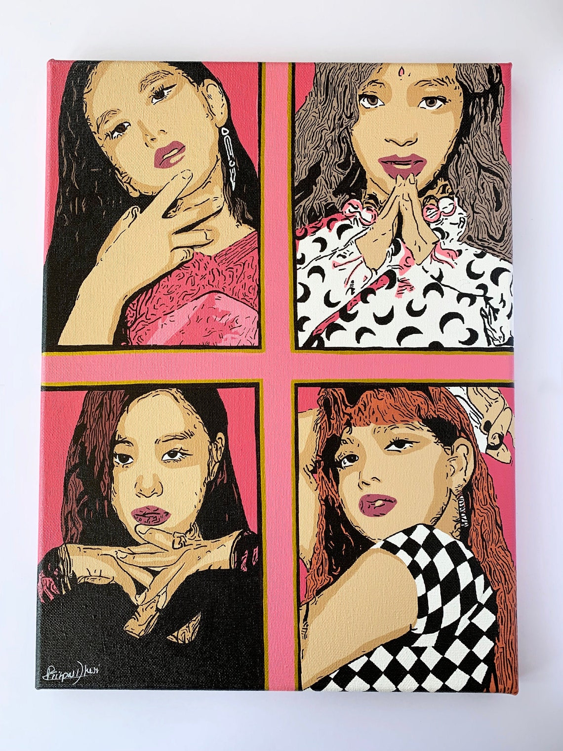 Original Blackpink Painting 30cm X 40cm Illustration Themed Painting