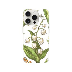 Birth Month Flower lily of the valley may Birthday Phone Case iPhone 14 13 12 Pro Max Mini X Xs Xr SE Flexi case,Galaxy S20 S21 S22 Ultra iPhone 15 Pro