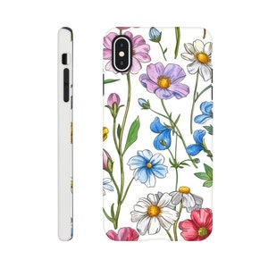 Birth Month Flower Daisy April Birthday Phone Case iPhone 14 13 12 Pro Max Mini X Xs Xr SE Tough Case, Samsung Galaxy S20 S21 S22 Ultra image 7