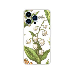 Birth Month Flower lily of the valley may Birthday Phone Case iPhone 14 13 12 Pro Max Mini X Xs Xr SE Flexi case,Galaxy S20 S21 S22 Ultra image 4