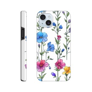 Birth Month Flower larkspur july Birthday Phone Case iPhone 14 13 12 Pro Max Mini X Xs Xr SE Flexi case,Galaxy S20 S21 S22 Ultra iPhone 15 Plus