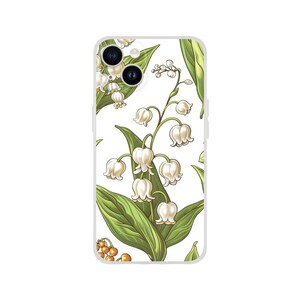 Birth Month Flower lily of the valley may Birthday Phone Case iPhone 14 13 12 Pro Max Mini X Xs Xr SE Flexi case,Galaxy S20 S21 S22 Ultra image 5