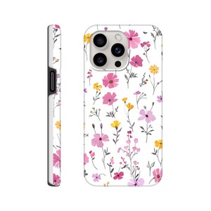 Birth Month Flower Daisy April Birthday Phone Case iPhone 14 13 12 Pro Max Mini X Xs Xr SE Tough Case, Samsung Galaxy S20 S21 S22 Ultra image 3