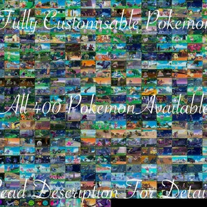DLC Pokemon Available! Fully Customisable Pokemon. Pokemon Scarlet and Violet. All Pokemon are available.