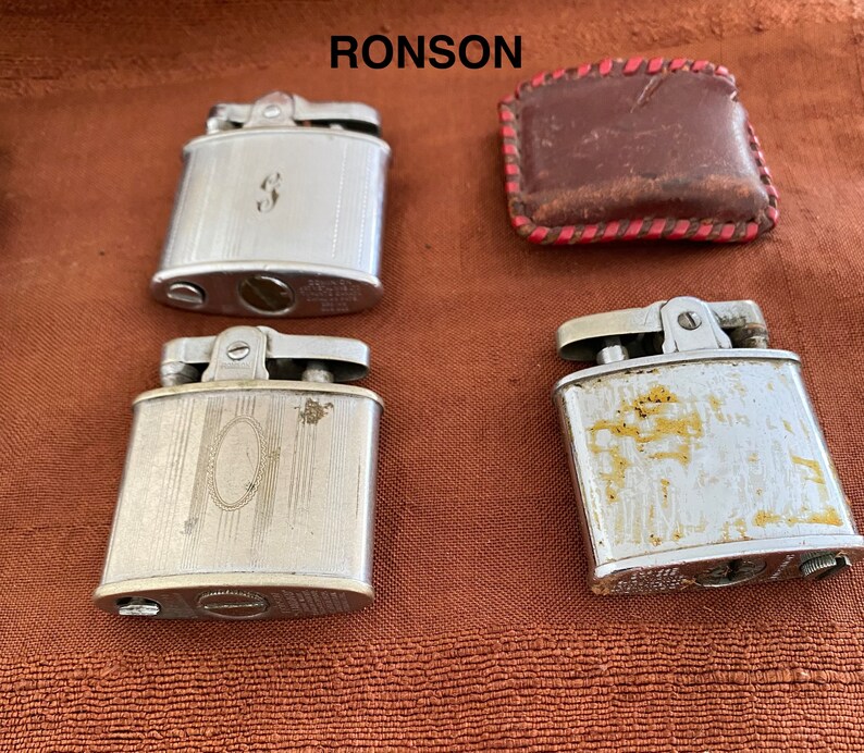 Vintage Lighters Zippo Ronson Penguin Kaschie Bullet Etsy
