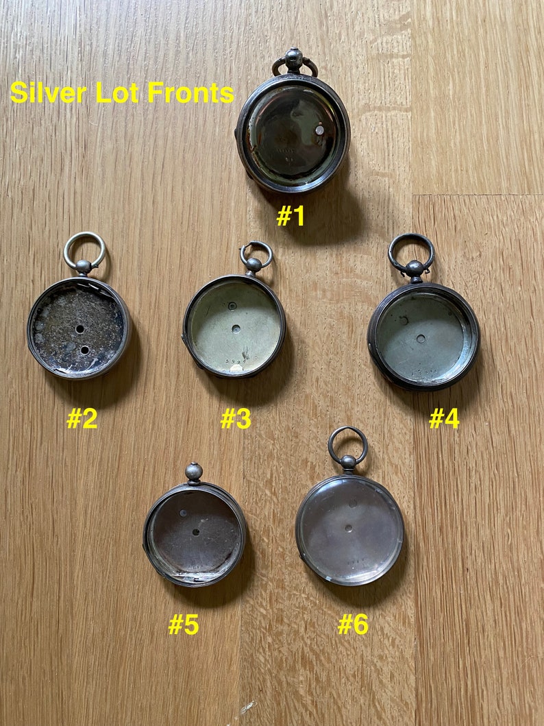 Pocket Watch Cases Size 12S 14S 16S 18S Asis Vintage Etsy