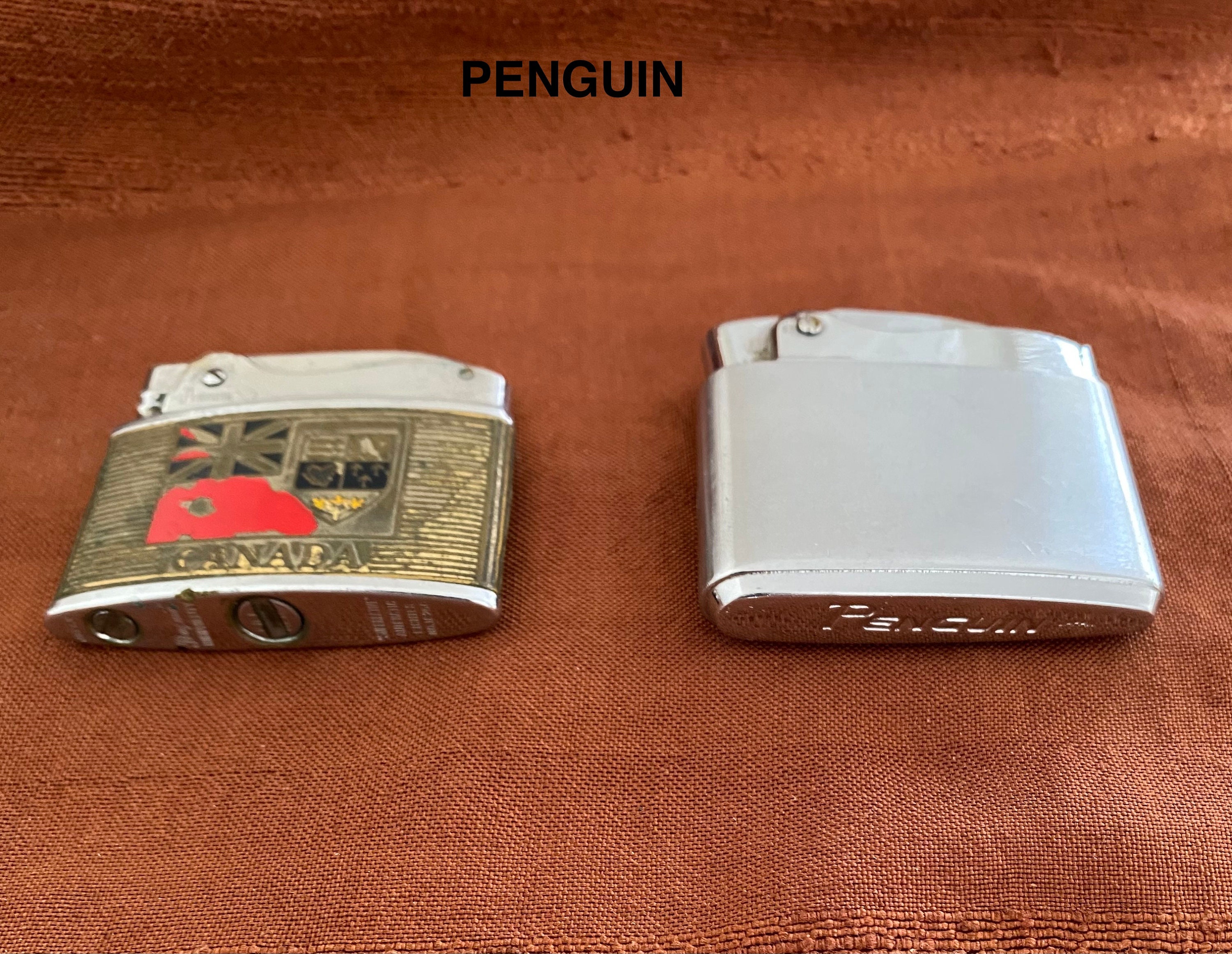 Vintage Lighters Zippo Ronson Penguin Kaschie Bullet Etsy