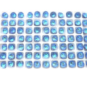 Aurora Premium Ocean Delite Loose Lacquered Back Crystals, 1088 8mm Round 39ss Chatons, Empty Cup Chain Point Back, Quantity Discounts