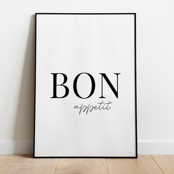 Poster: Bon appetit