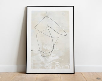 Poster: Abstract Lines No1