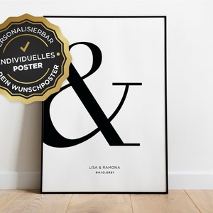 Poster: Personalizable & characters with names