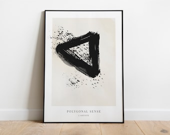 Abstract Poster - Polygonal Sense, Illustration